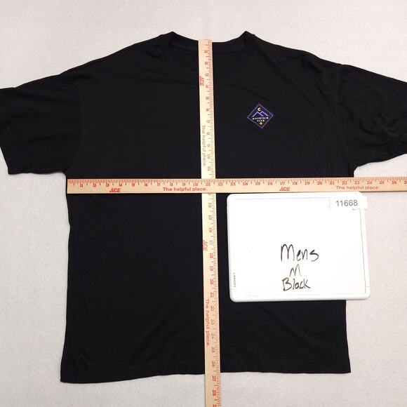 Converse Crew Neck Short Sleeve Graphic T Shirt Mens Size Medium M Black - Picture 5 of 9